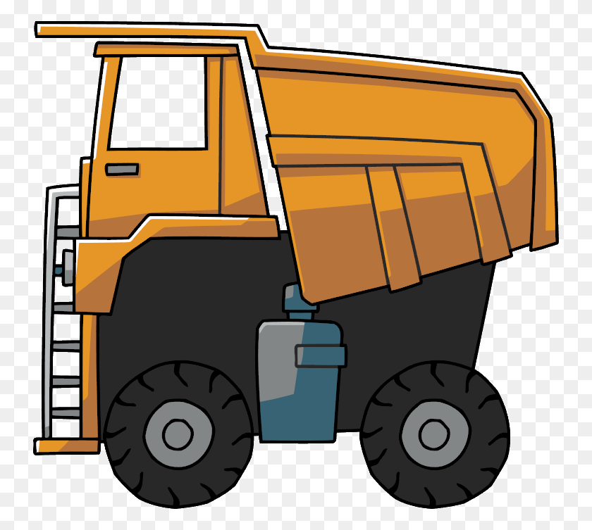 746x693 John Cena Clipart Truck All Vehicle In Scribblenauts Unlimited, Tractor, Transportation, Bulldozer HD PNG Download