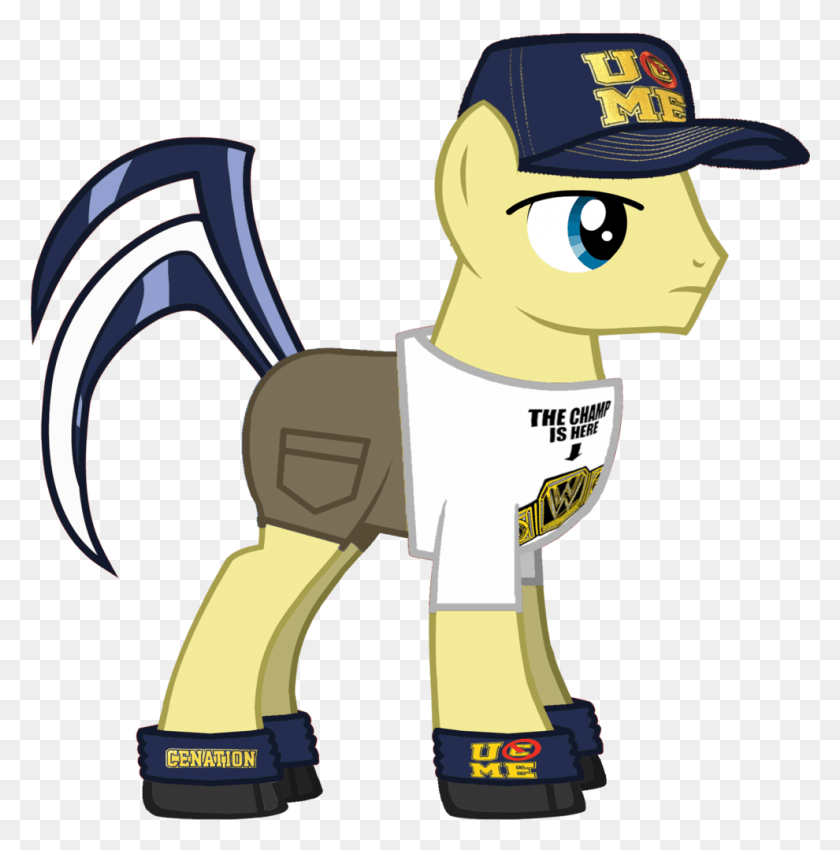 990x1003 John Cena Oc Pony John Cena, Juguete, Mano, Ropa Hd Png