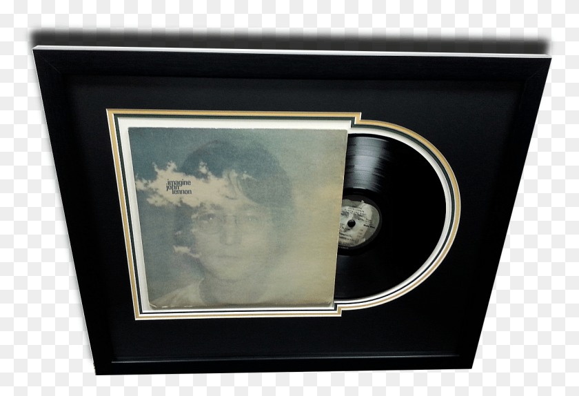 1254x827 Рамка Из Альбома Джона Леннона Обложка Альбома Джона Леннона Imagine, Монитор, Экран, Электроника Png Скачать