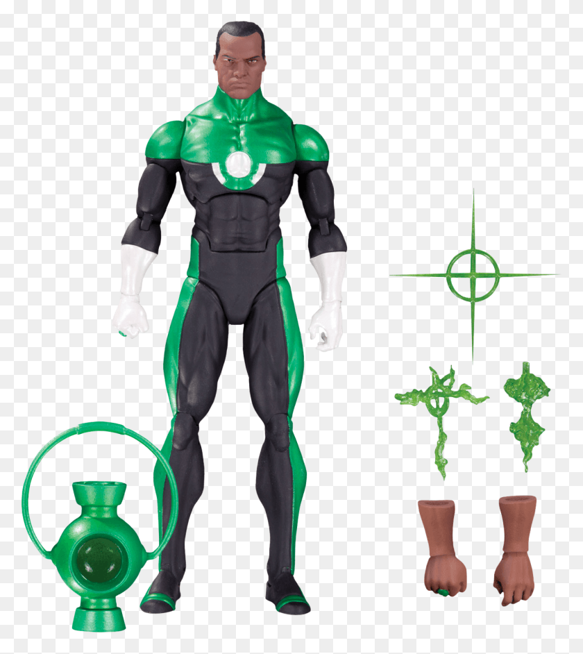 1266x1432 John Stewart Dc Icons 6 Action Figure, Person, Human, Robot HD PNG Download