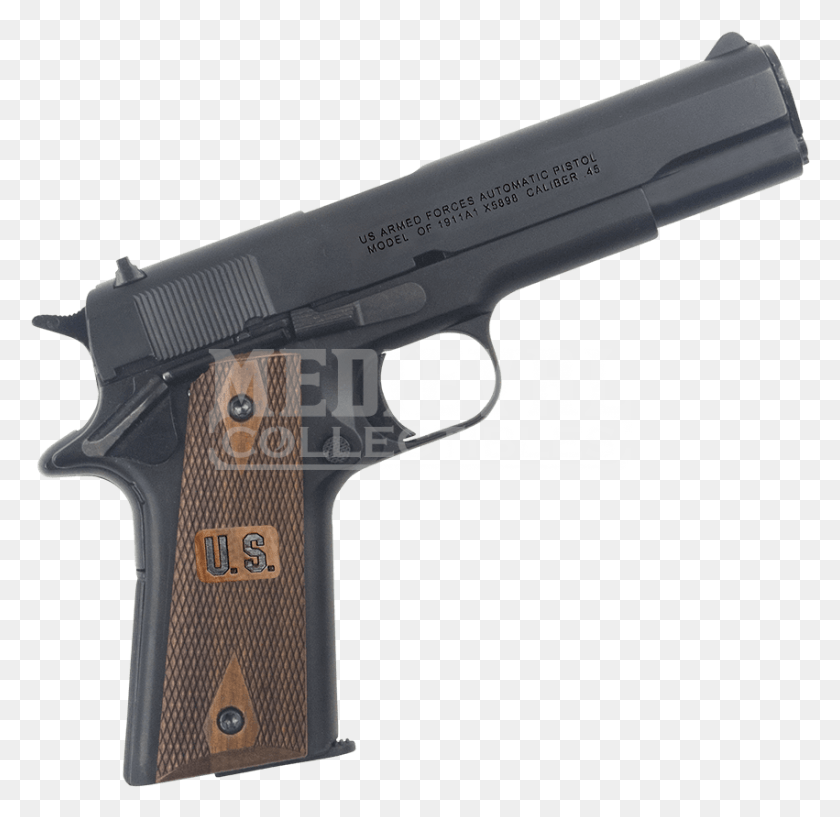 851x826 John Wayne 45 Pistol, Gun, Weapon, Weaponry HD PNG Download