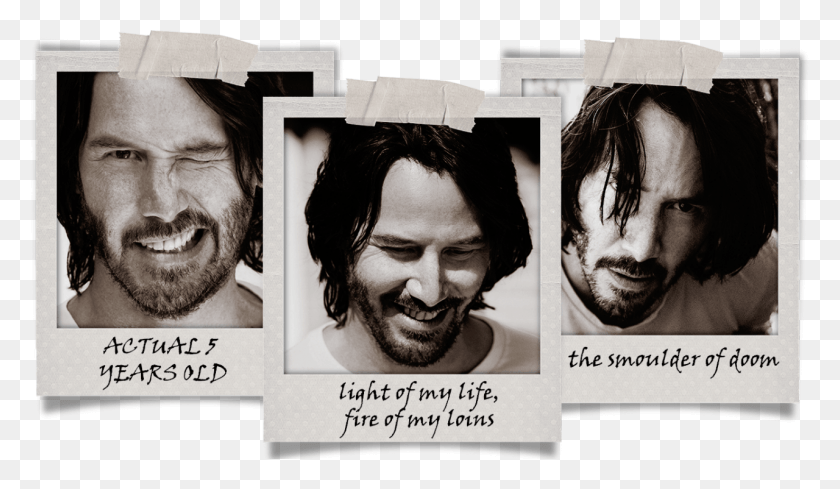 1280x704 John Wick X Gender Neutral Reader Collage, Face, Person, Human HD PNG Download