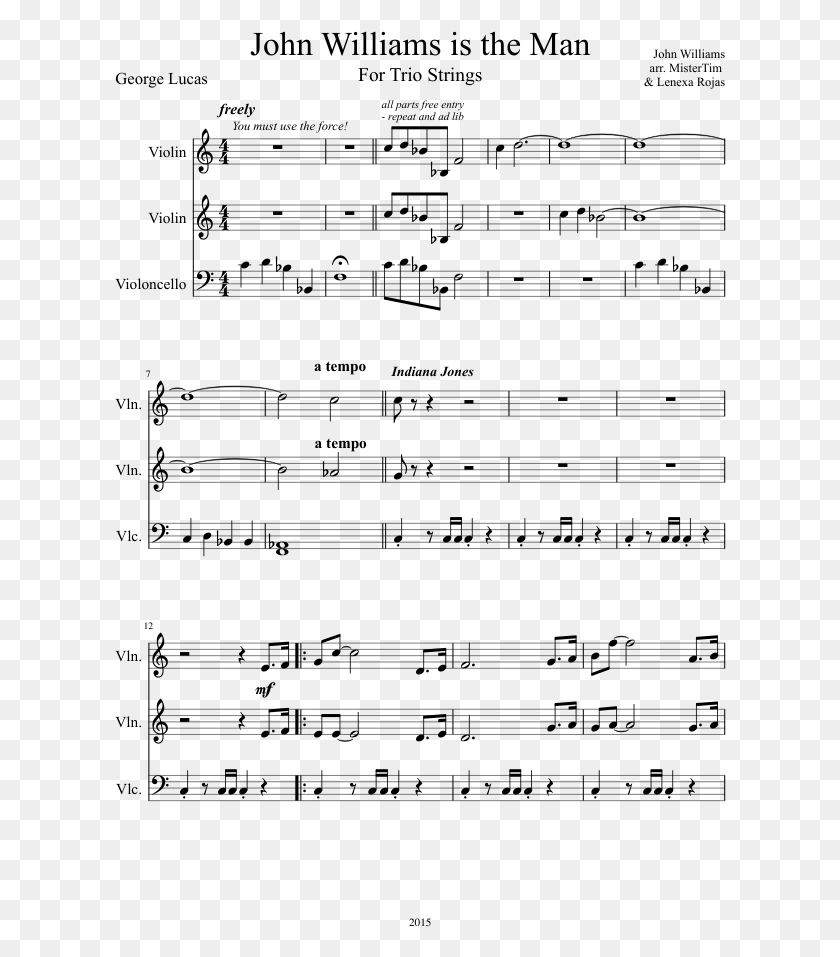 612x897 John Williams Is The Man Sheet Music Composed By John Look What You Made Me Do Flute Sheet Music, Gray, World Of Warcraft HD PNG Download