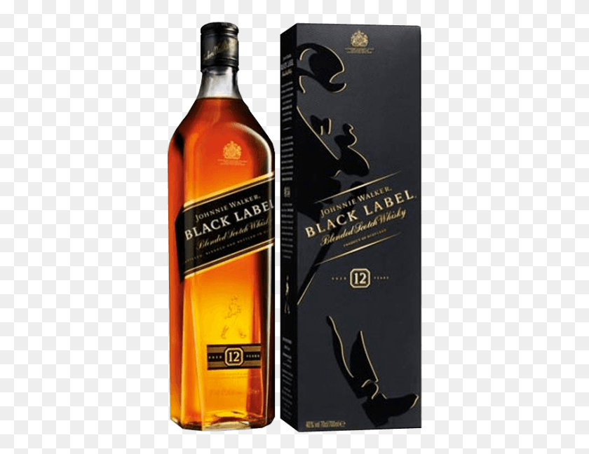 365x588 Johnnie Walker Black Label 12 Años De Edad En Etui Whisky Black Label Prix, Licor, Alcohol, Bebidas Hd Png