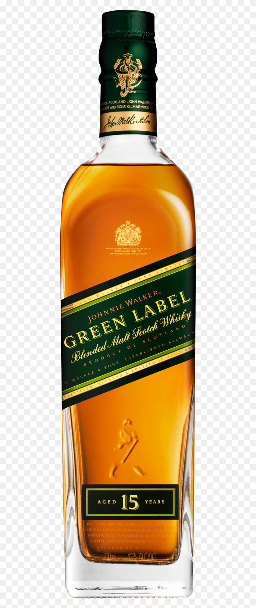 450x1931 Johnnie Walker Green Label Scotch Whisky 700Ml Johnnie Walker Green Label, Licor, Alcohol, Bebidas Hd Png