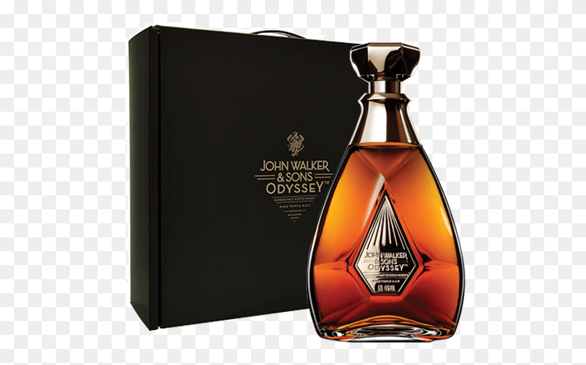496x463 Descargar Png Johnnie Walker Odyssey Whisky Johnnie Walker Odyssey, Botella, Cosméticos, Perfume Hd Png