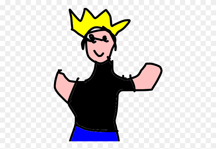 424x523 Johnny Bravo Cartoon, Person, Human, Face HD PNG Download