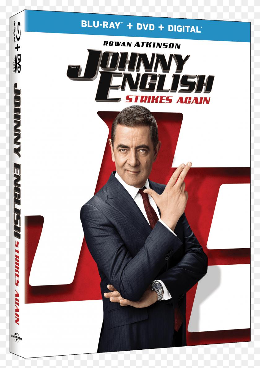 1405x2030 Johnny English Strikes Again Home Release Information Johnny English 3 Blu Ray, Tie, Accessories, Accessory HD PNG Download