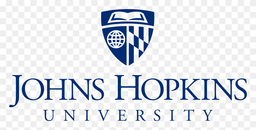 2557x1211 Descargar Png / Logotipo De La Universidad Johns Hopkins, Logotipo De La Universidad Johns Hopkins, Símbolo, Marca Registrada, Texto Hd Png