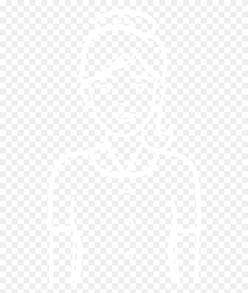 526x933 Johns Hopkins White Logo, Stencil, Face, Person HD PNG Download