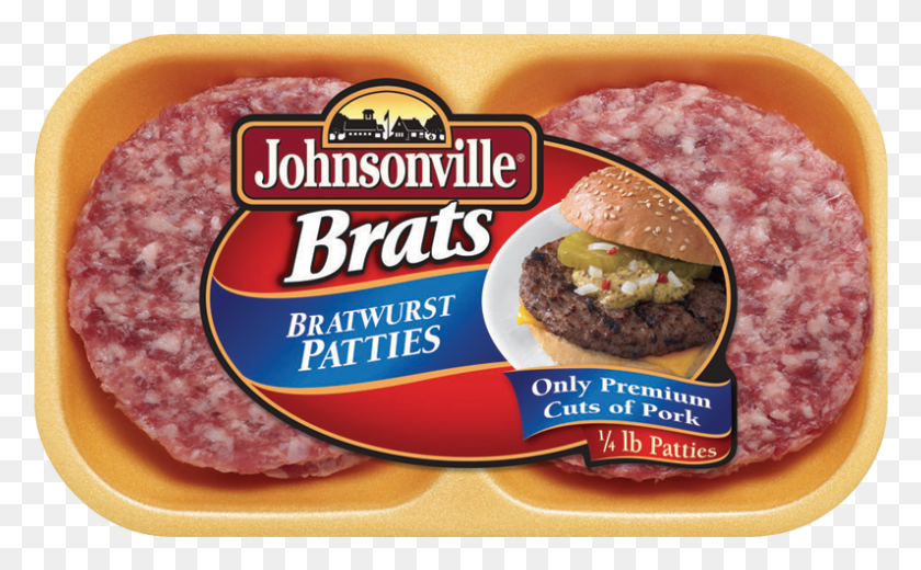 795x469 Johnsonville Bratwurst Pattiesnow Available At Your Johnsonville Sausage, Burger, Food, Pork HD PNG Download