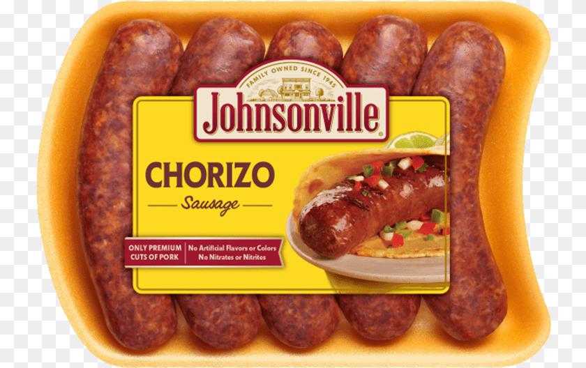 739x528 Johnsonville Chorizo Sausage, Food, Hot Dog, Bread PNG