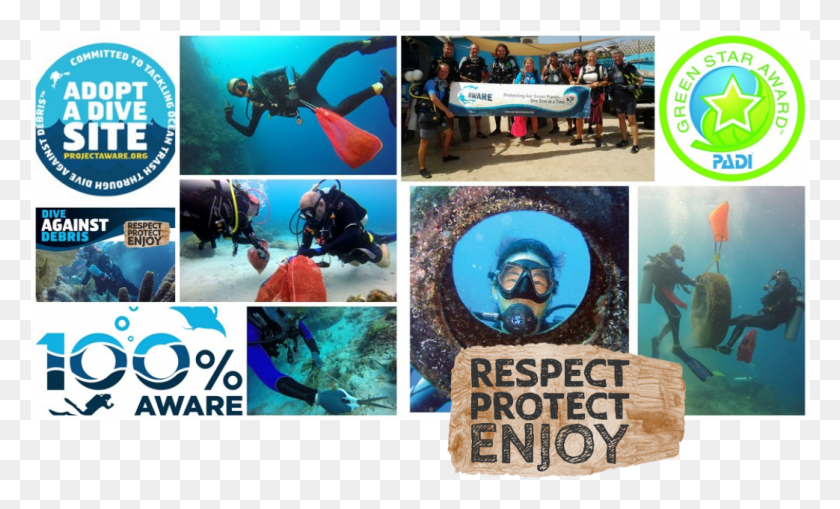 1043x601 Присоединяйтесь К Ежемесячному Проекту Подводного Автобуса Aware Adopt A, Вода, Человек, Человек Hd Png Скачать