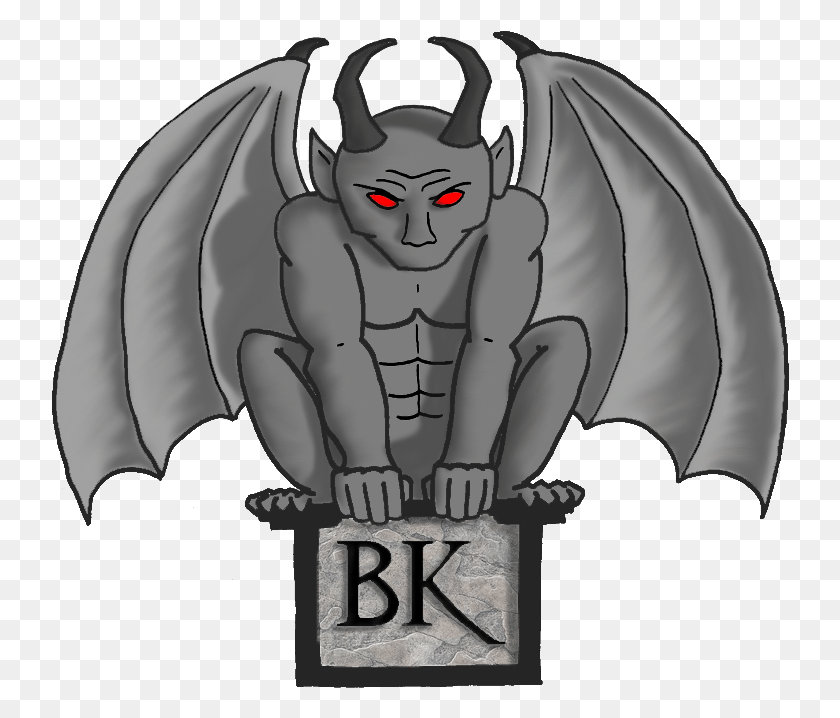 738x658 Join The Gargoyle Tribe Cartoon, Statue, Sculpture HD PNG Download