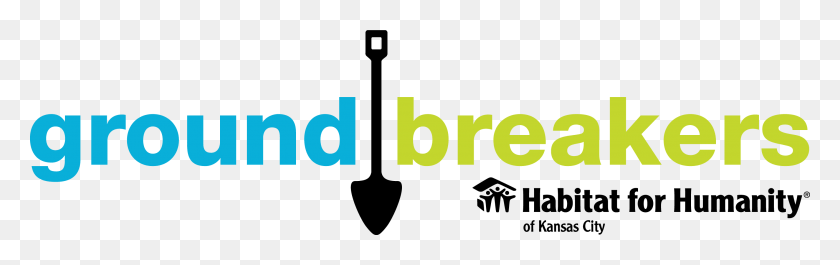 2812x740 Join The Groundbreakers Club By Committing To Continued Habitat For Humanity, Tool, Shovel, Text HD PNG Download