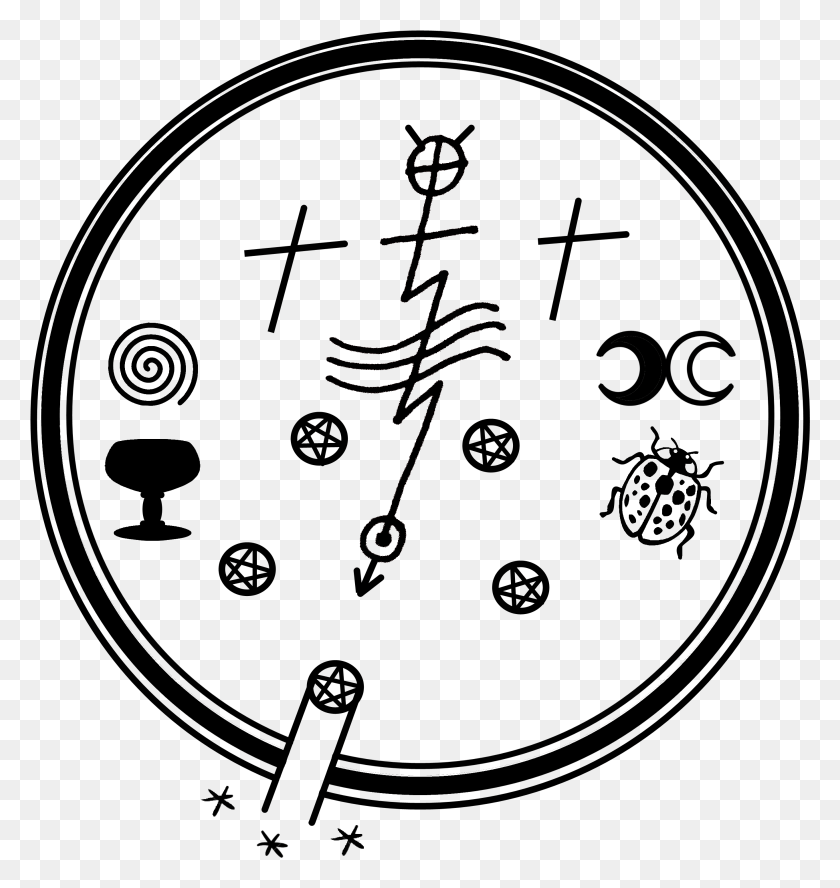 2726x2895 Join The Unholy Band Of Carthage Wall Clock, Outdoors, Nature, Outer Space HD PNG Download
