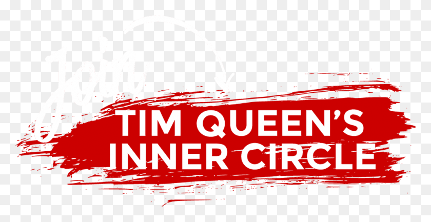 1000x479 Join Tim Queen39s Inner Circle Red Scribble Poster, Logo, Symbol, Trademark HD PNG Download