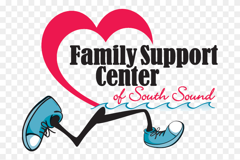 687x501 Join Us For Our 4th Annual Mother39s Day 5k Amp 1 Mile Family Support Center Olympia, Text, Label, Heart HD PNG Download