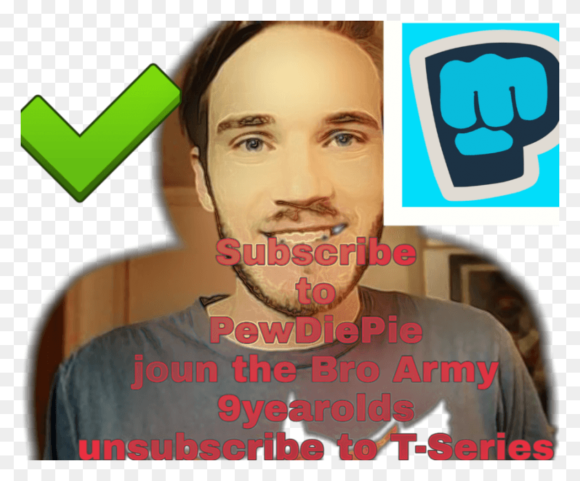 881x720 Jointhebroarmy 9yearsold Pewdiepie, Hand, Person, Human HD PNG Download