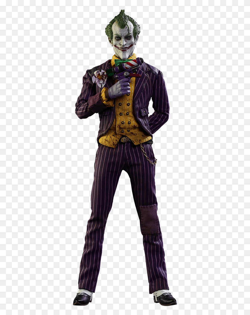 351x998 Joker 16th Scale Hot Toys Action Figure Arkham Asylum Joker, Performer, Person, Human HD PNG Download