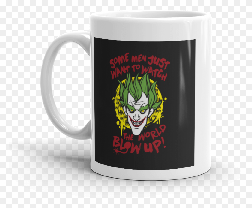 857x696 Joker Junkrat Beer Stein, Coffee Cup, Cup, Espresso HD PNG Download