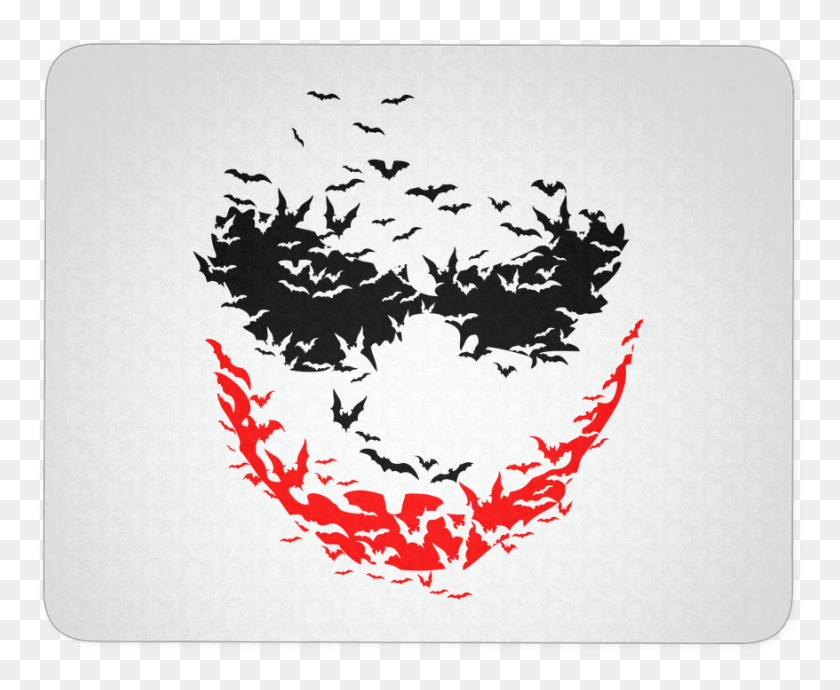 878x710 Joker Mouse Pad Camiseta Joker Homme, Stencil, Bird, Animal Hd Png