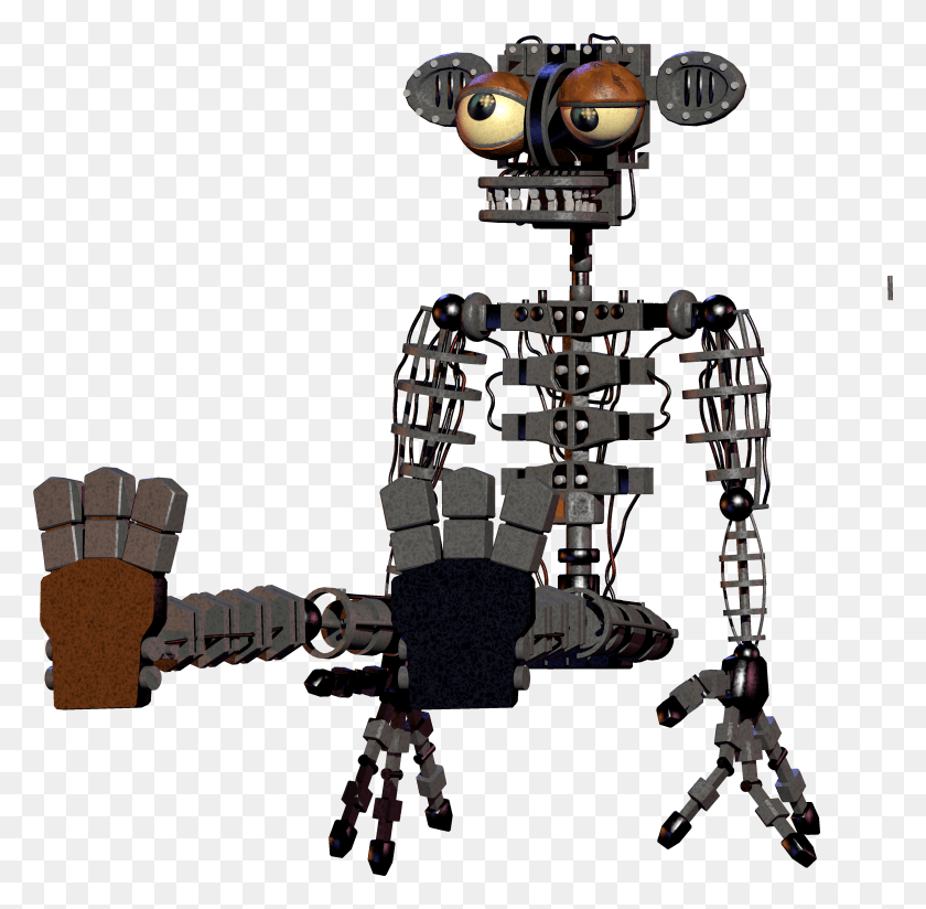3887x3808 Jokewhen You Don39T Have Sister Location Models But Military Robot Descargar Hd Png