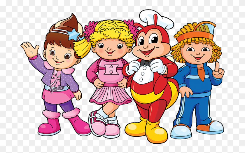 701x464 Jollibee And Friends Jollibee And Friends Cartoon, Person, Human, People HD PNG Download
