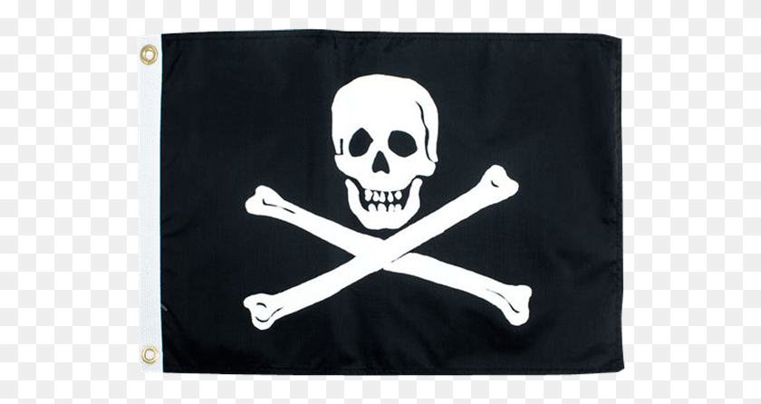 542x386 Bandera Pirata Png / Jolly Roger Png