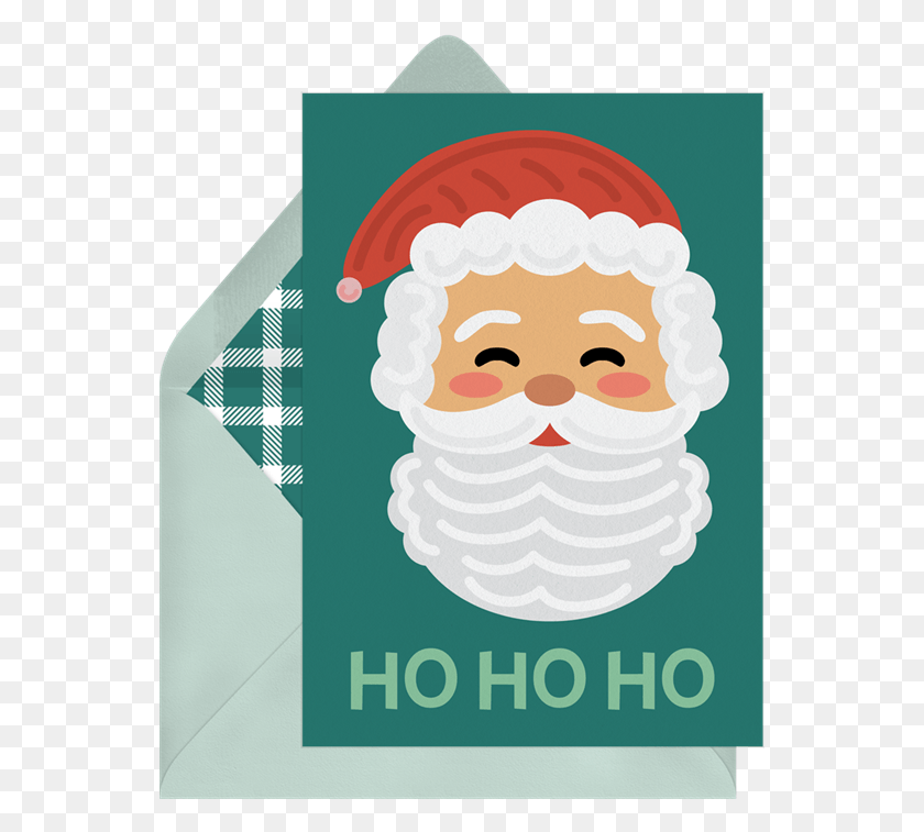 551x697 Jolly Santa Claus Card In Blue Budget Planner Wedding Santa Claus, Advertisement, Poster, Flyer HD PNG Download