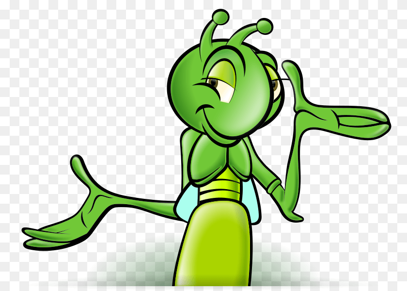 Jonata Cricket, Green, Cartoon, Baby, Person Clipart PNG
