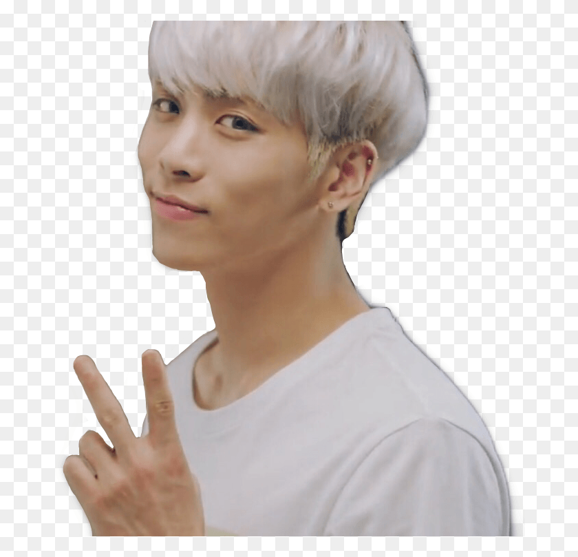 686x749 Jonghyun Shinee Music Sticker Kpop Singer Youdidwelljonghyun Boy, Person, Human, Finger HD PNG Download