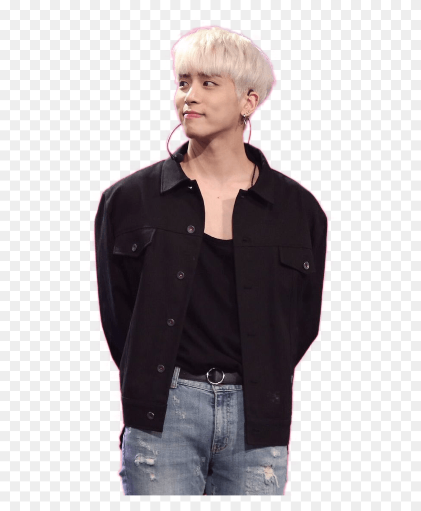 508x959 Наклейка Jonghyun Blond, Одежда, Одежда, Человек Hd Png Скачать