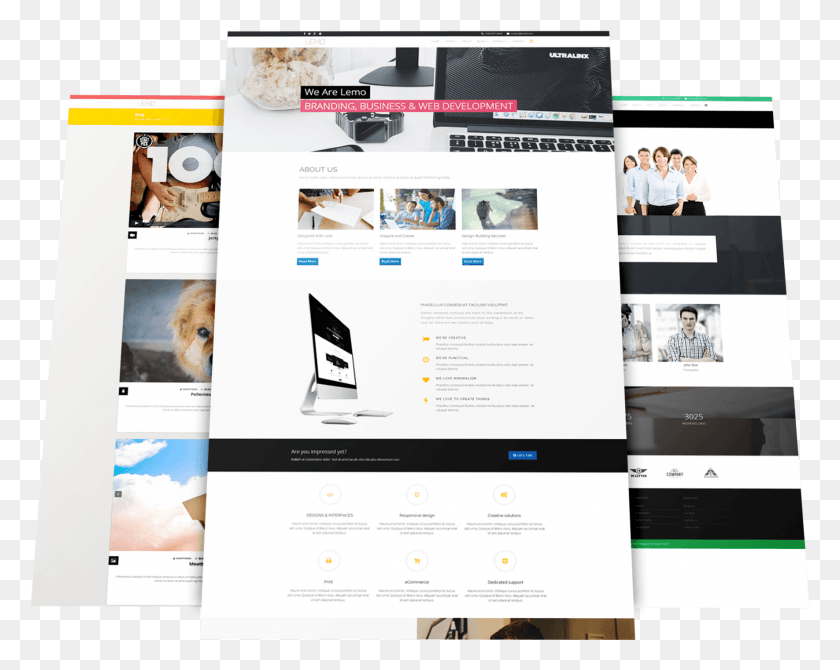 1771x1387 Joomla Business Template 208941 Template, Advertisement, Poster, Person HD PNG Download