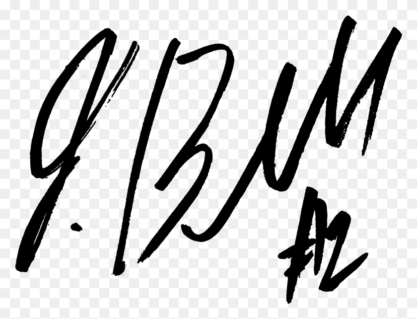 1352x1009 Jordan Bell Calligraphy, Text, Handwriting, Bow HD PNG Download