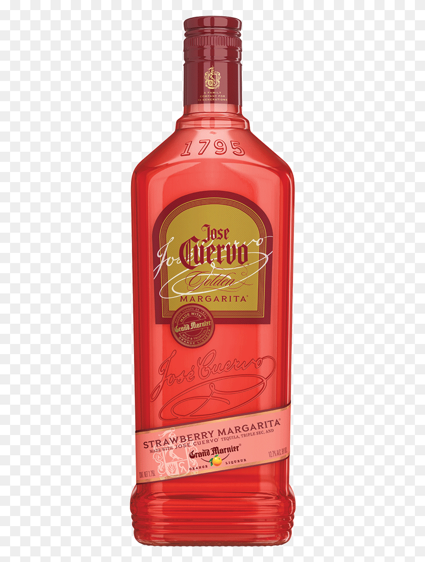 330x1051 Jose Cuervo Golden Strawberry Margarita, Liquor, Alcohol, Beverage HD PNG Download