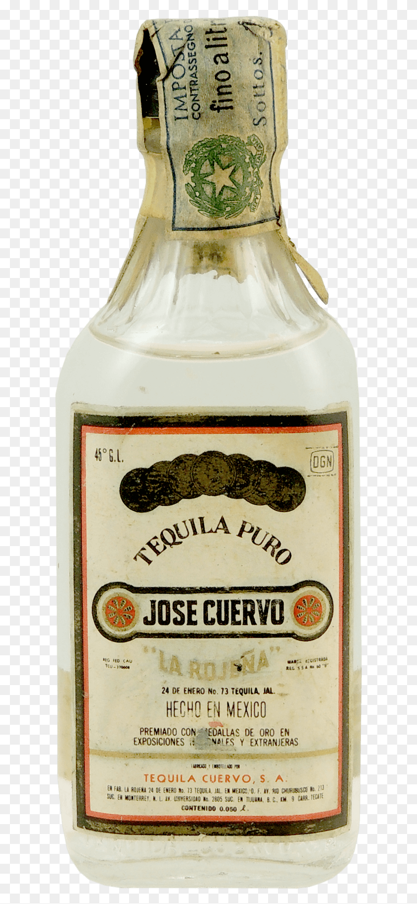 619x1761 Jose Cuervo Tequila Puro Glass Bottle, Liquor, Alcohol, Beverage HD PNG Download