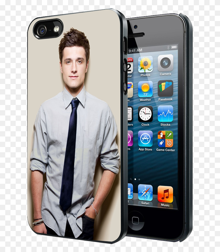 634x900 Descargar Png Josh Hutcherson Iphone 4 4S 5 5S 5C Funda Justin Bieber Ipod, Teléfono Móvil, Electrónica Hd Png