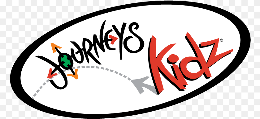 779x386 Journeys Kidz Logo, Oval, Text, Handwriting, Calligraphy Transparent PNG