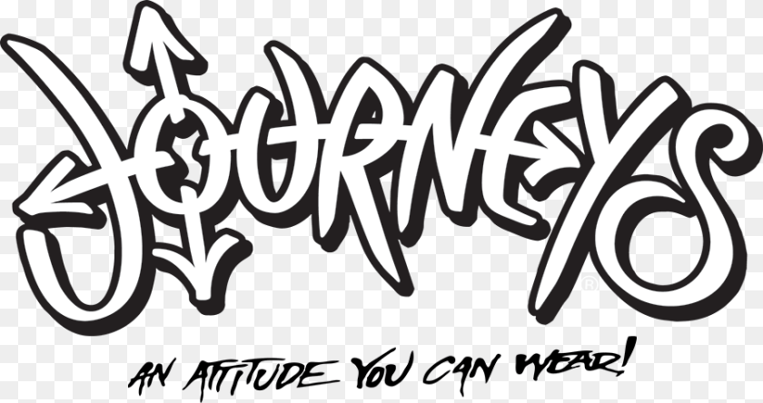 Journeys Shoe Store Logo, Text, Handwriting Transparent PNG