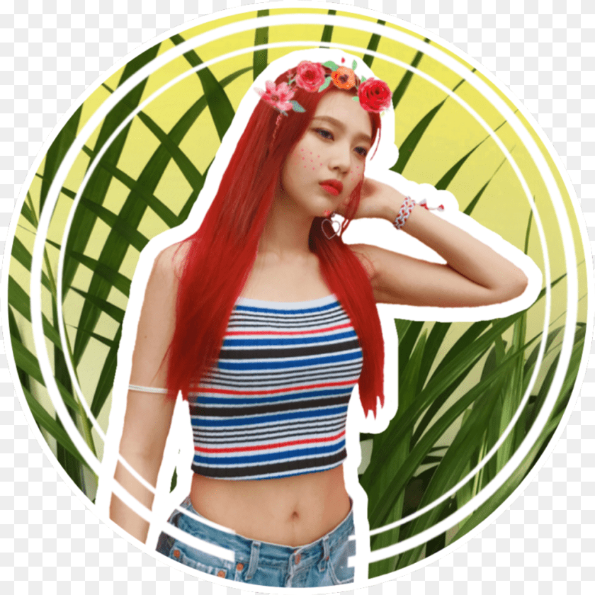 1025x1025 Joy Kpop Joy Red Velvet Circle, Adult, Portrait, Photography, Person Transparent PNG