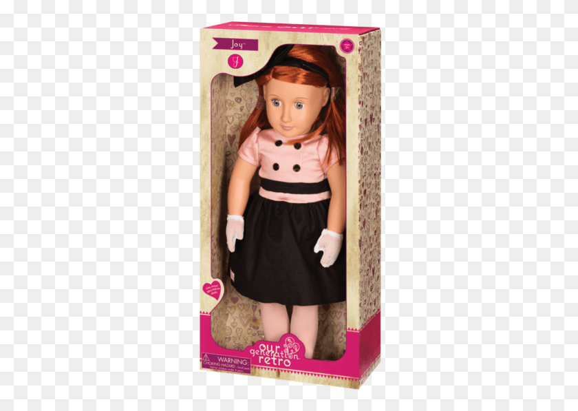 271x537 Joy Package Detail Our Generation Retro Doll Jamie, Toy, Person, Human Descargar Hd Png
