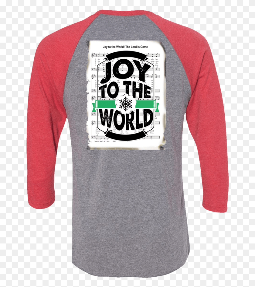 669x883 Joy To The World Raglan Long Sleeved T Shirt, Sleeve, Clothing, Apparel HD PNG Download