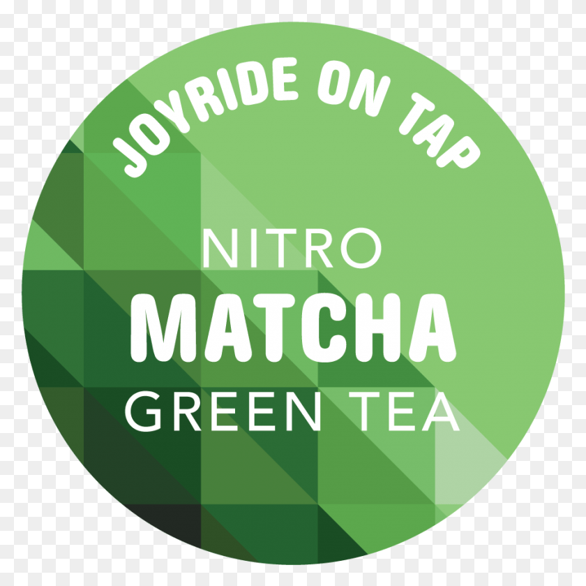 902x902 Joyride Tea Taps 2018 Matcha Circle, Label, Text, Poster HD PNG Download