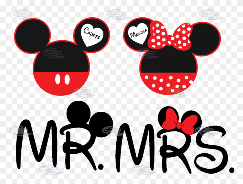 801x592 Jpg Blanco Y Negro Mouse Camiseta Mrs Transprent Camiseta Mr And Mrs Mickey Mouse, Texto, Textura, Corazón Hd Png