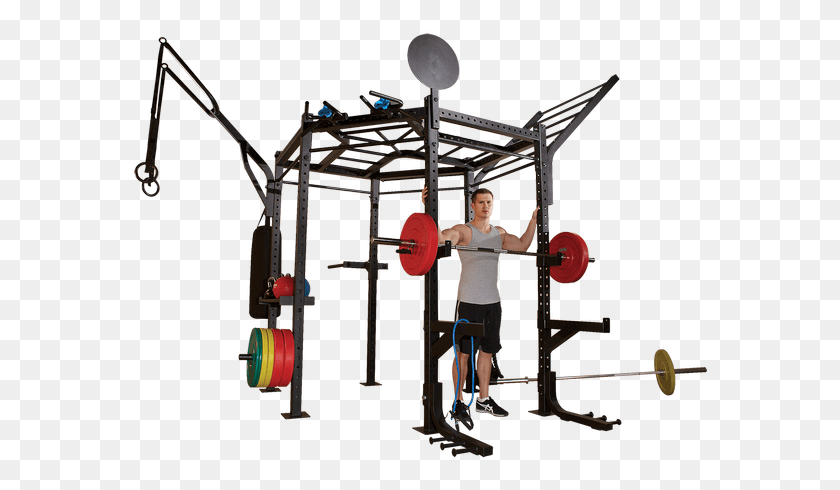 578x430 Jpg Body Solid Crossfit Hexagon Rig Functional Gym, Person, Human, Working Out HD PNG Download