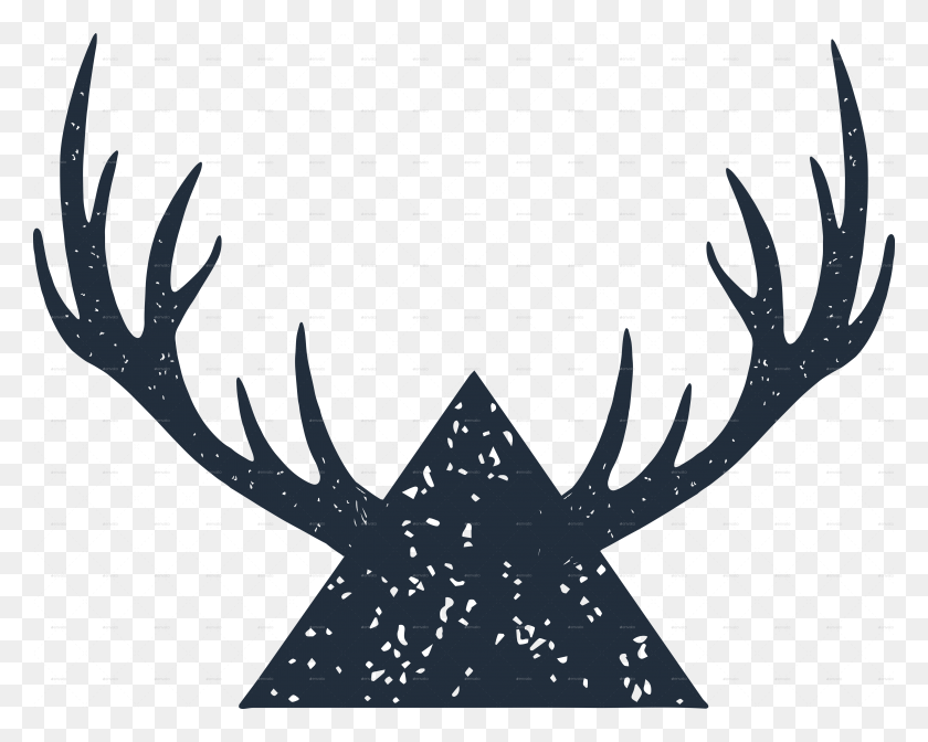 5000x3924 Jpg Free Library Antlers For Free On Circle, Outdoors, Symbol, Nature HD PNG Download