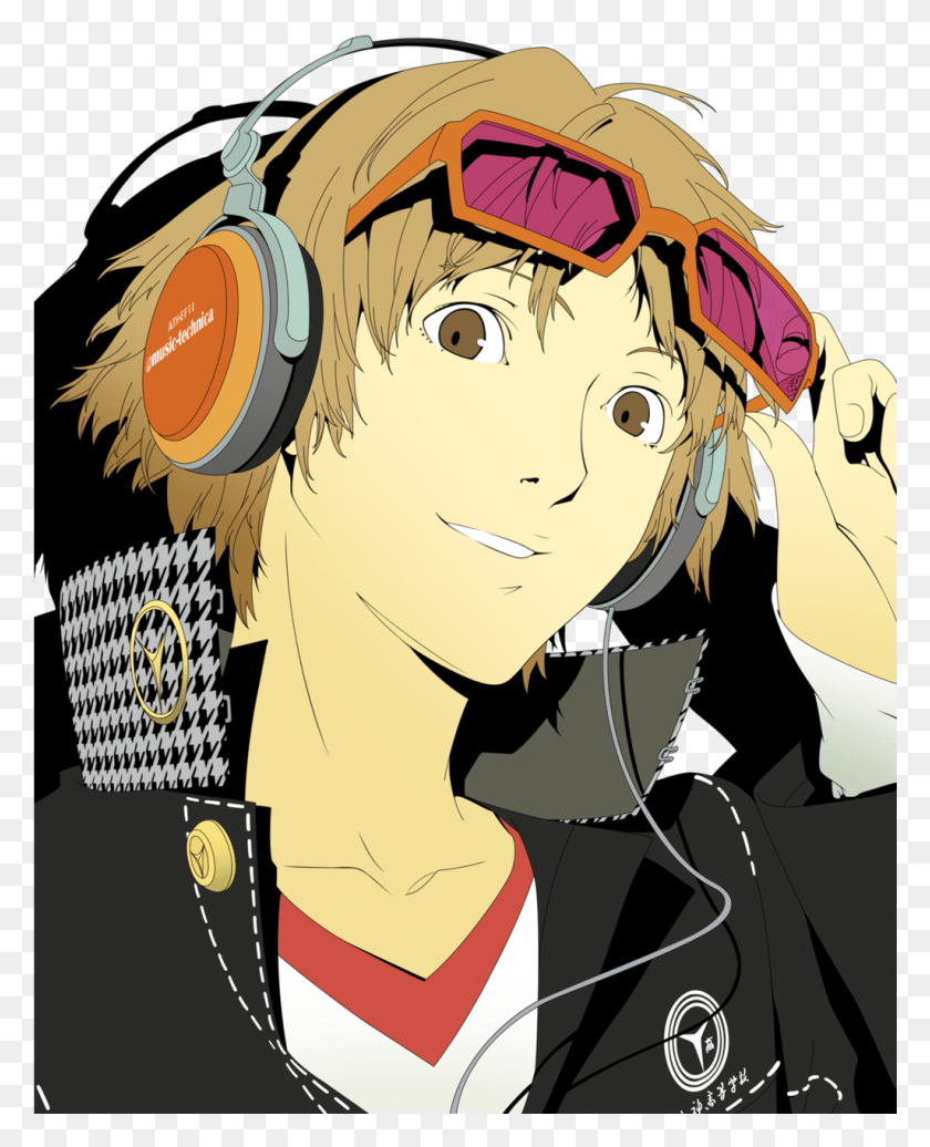 1025x1283 Jpg Free Library Yosuke And Anime Yosuke Persona 4 Art, Electronics, Headphones, Headset HD PNG Download