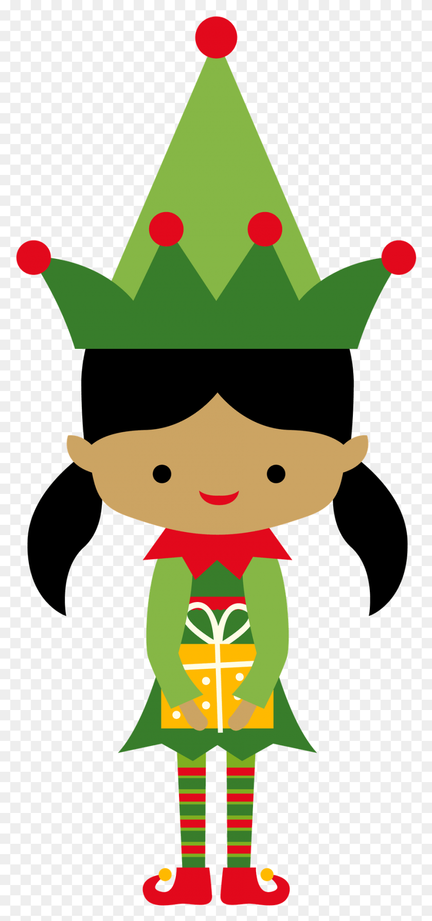 900x1997 Jpg Free Stock Girl At Getdrawings Com Free For Personal Christmas Girl Elf Clipart, Toy, Doll, Accessories HD PNG Download