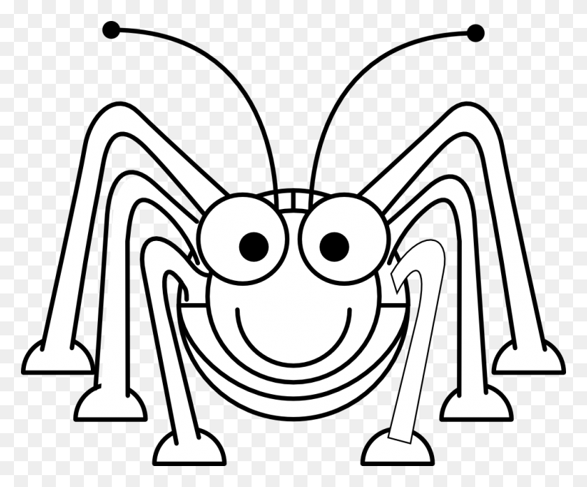 999x817 Jpg Freeuse Clipartist Cartoon Grasshopper Black And White, Invertebrate, Animal, Insect HD PNG Download